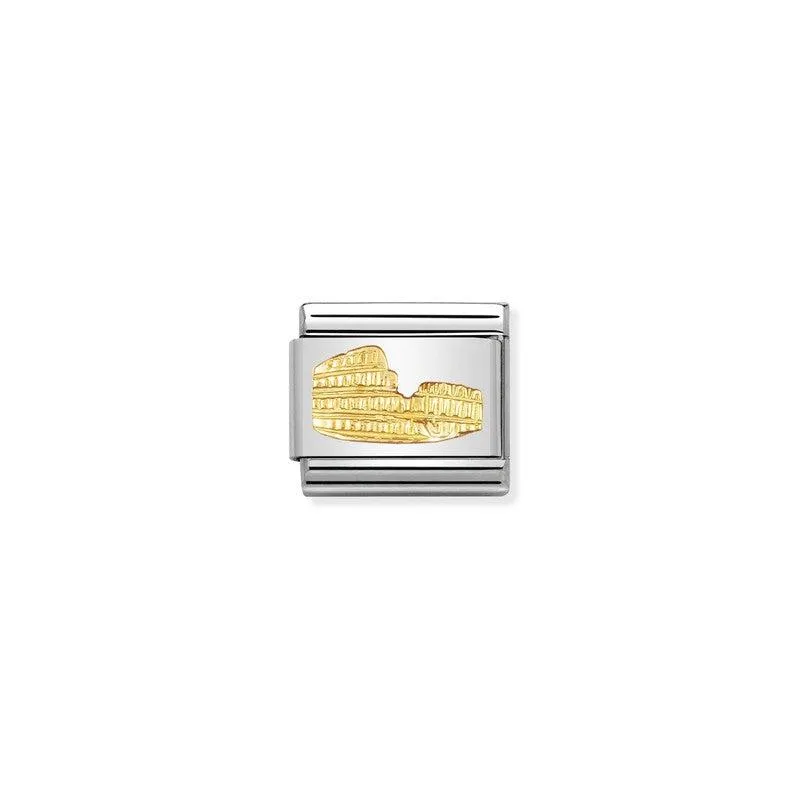 Nomination Composable Link Colosseum, 18K Gold