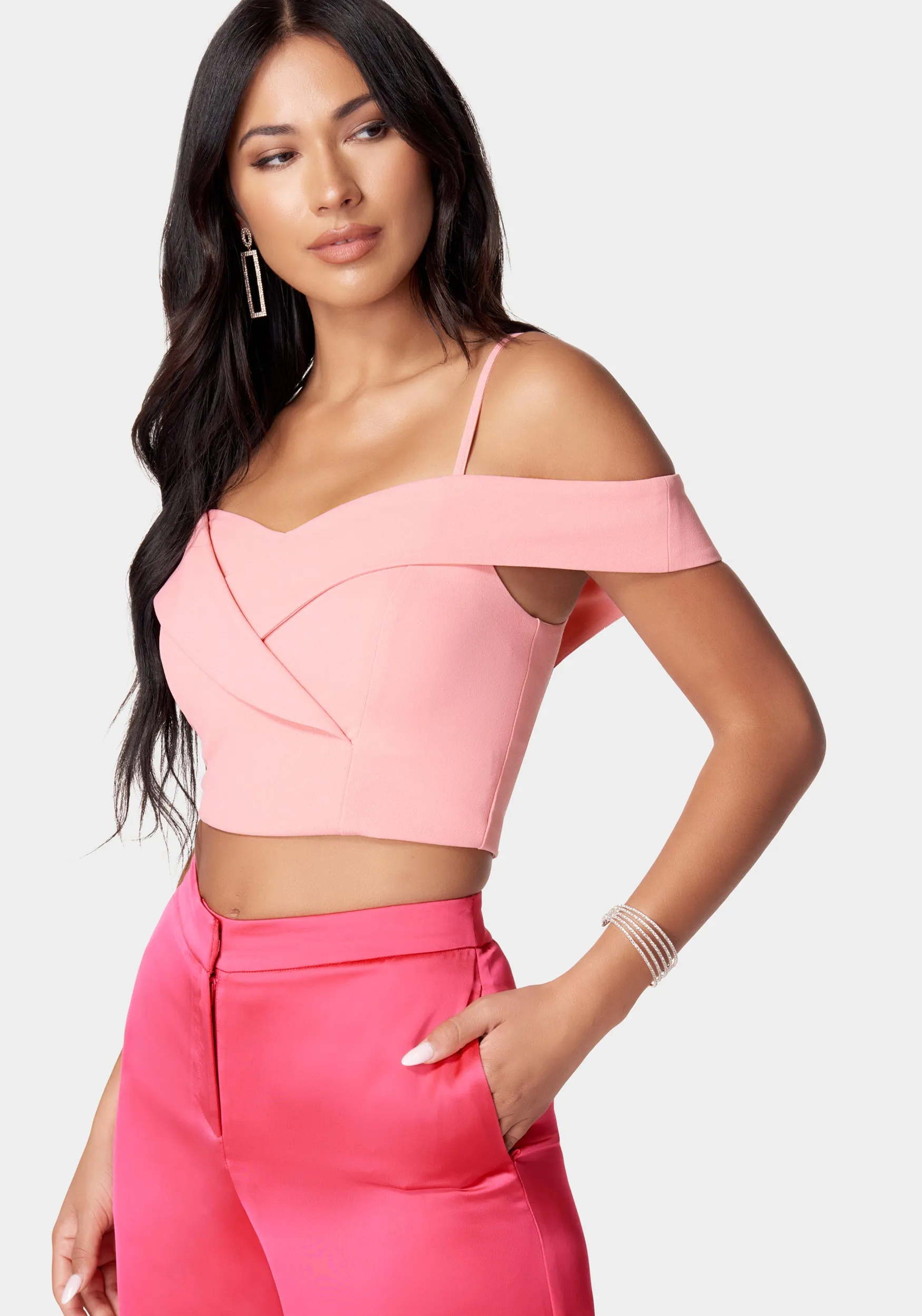 Off-Shoulder Knit Top