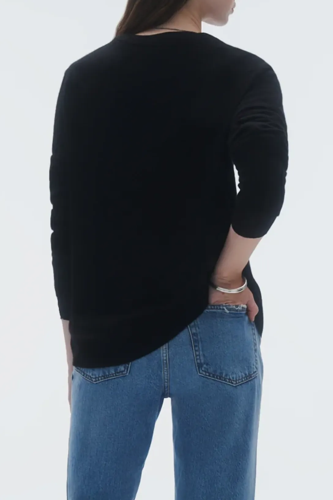 Oversized Crew | Black