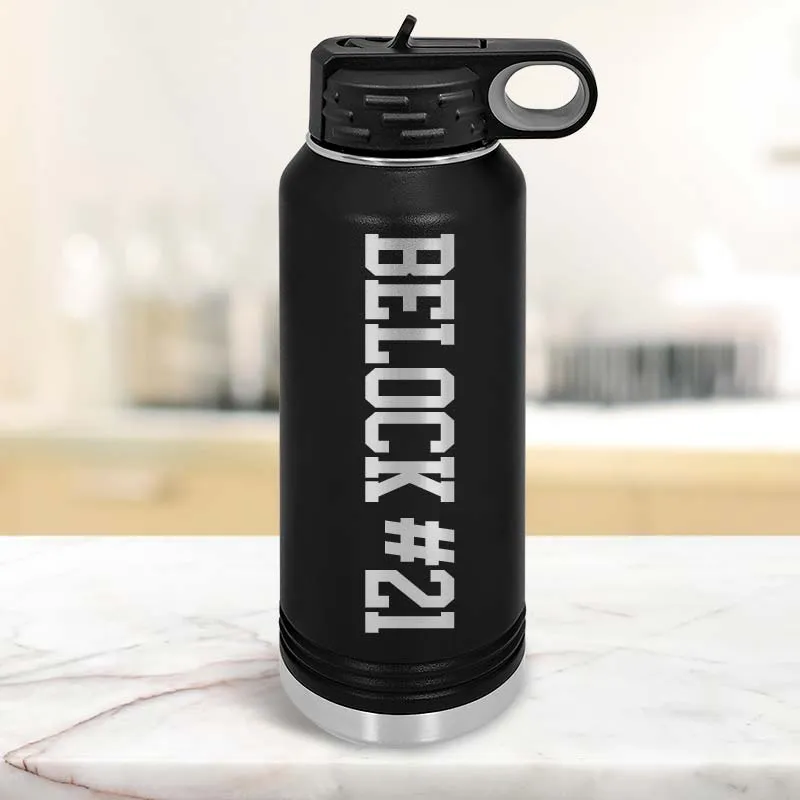 Personalized Kids Water Bottle Tumblers with Laser Engraved Name