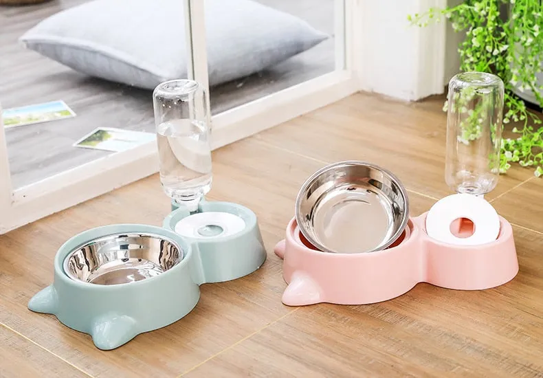 Pets Water Bottle and Food Set