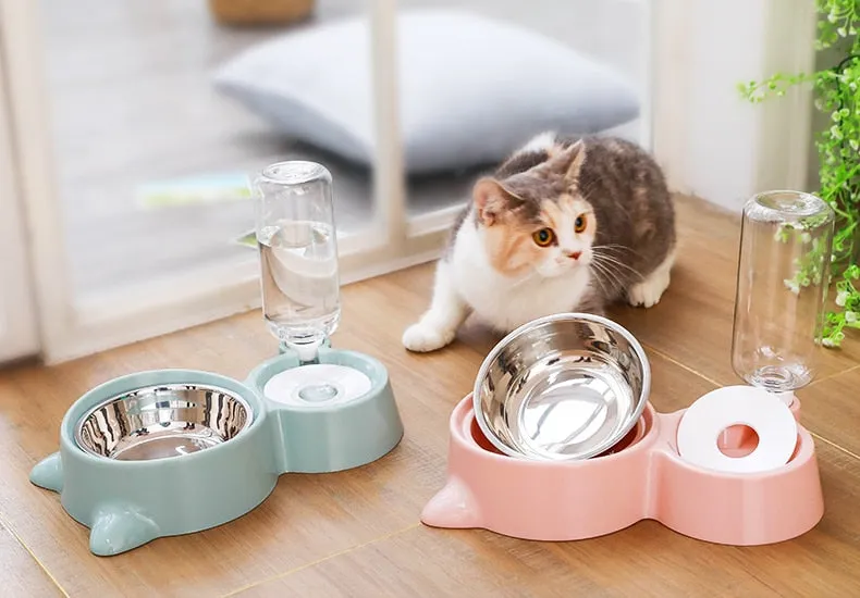 Pets Water Bottle and Food Set