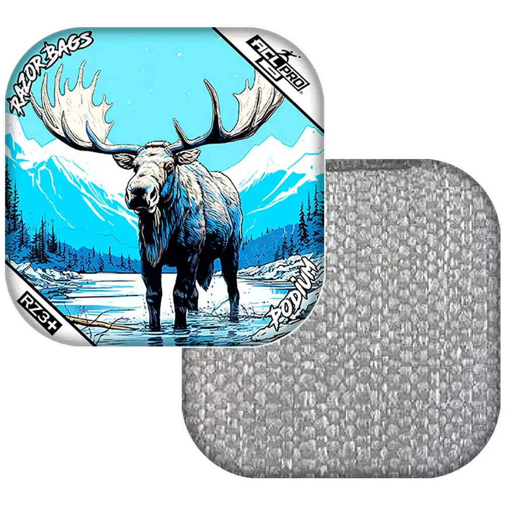 Podium | Alaskan Moose | ACL PRO Razor Cornhole Bags