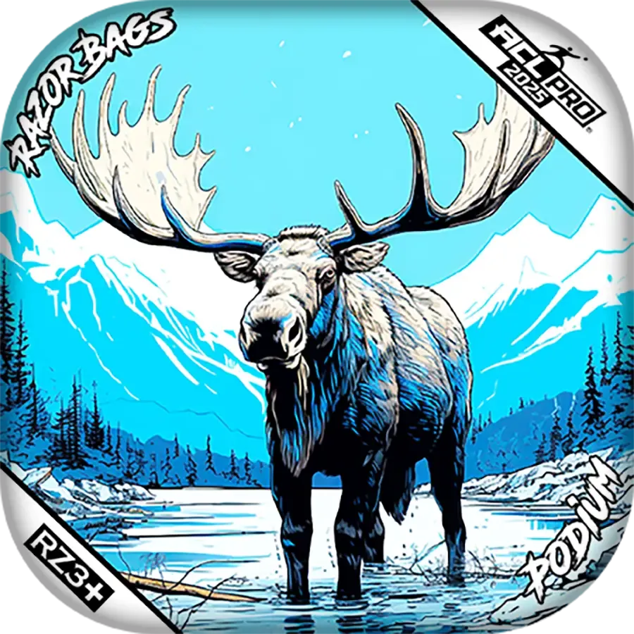 Podium | Alaskan Moose | ACL PRO Razor Cornhole Bags