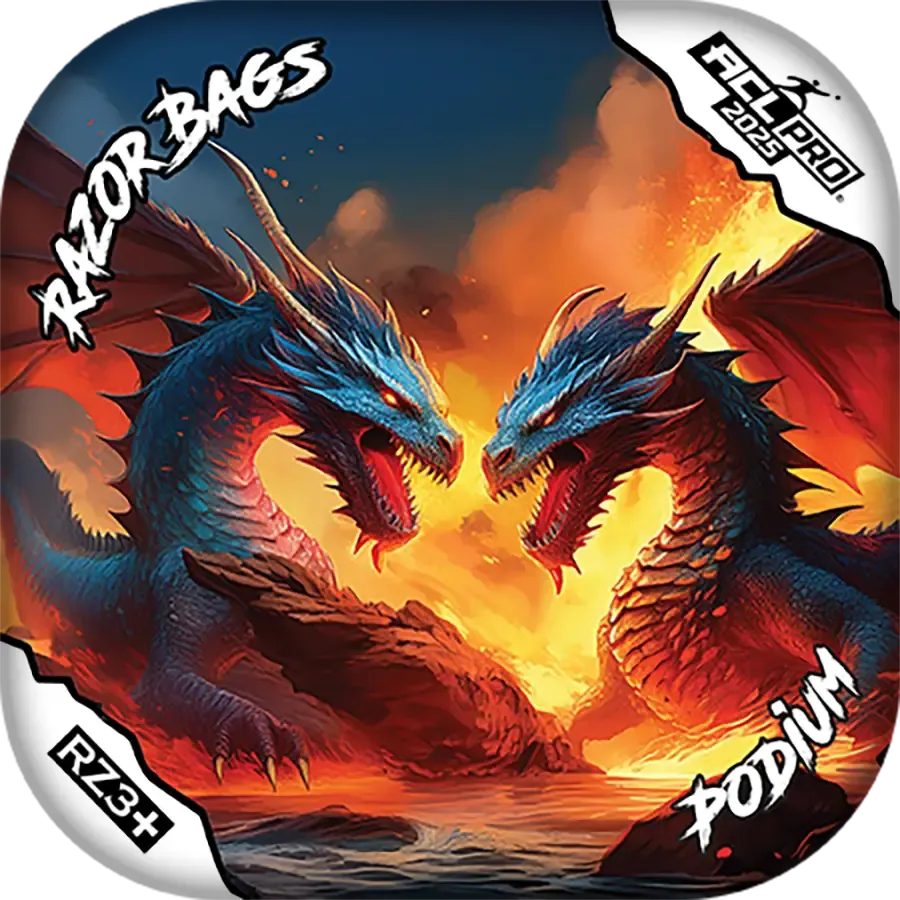 Podium | Battle Dragons | ACL PRO Razor Cornhole Bags