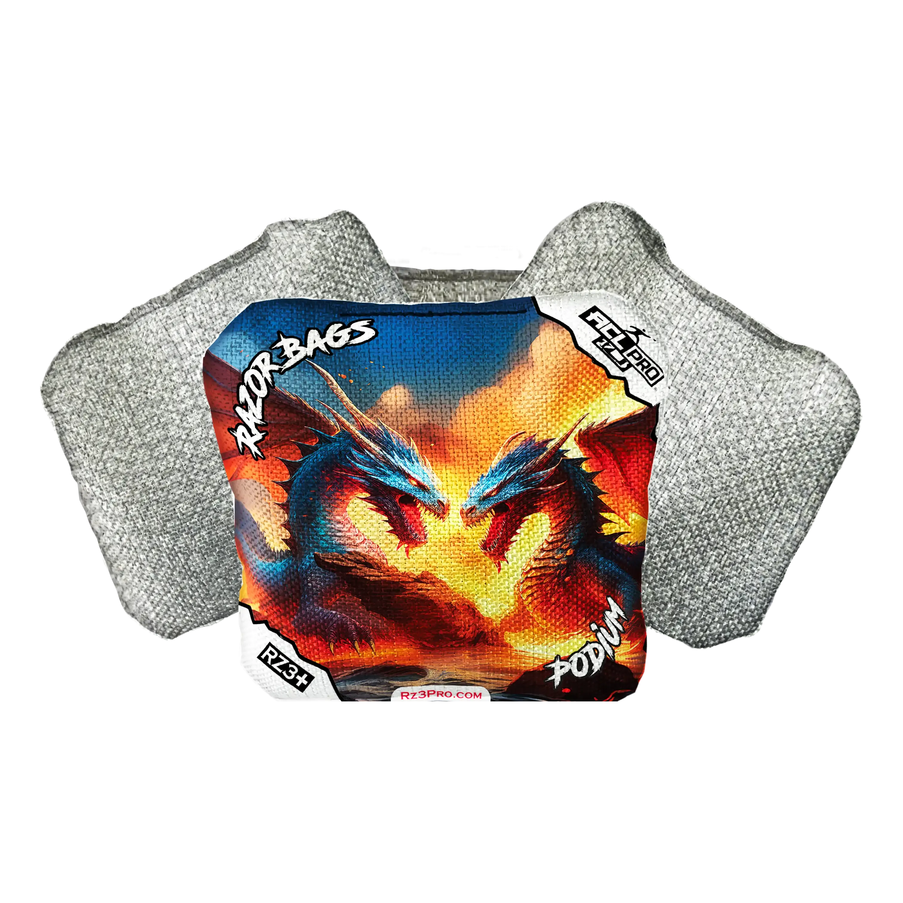 Podium | Battle Dragons | ACL PRO Razor Cornhole Bags