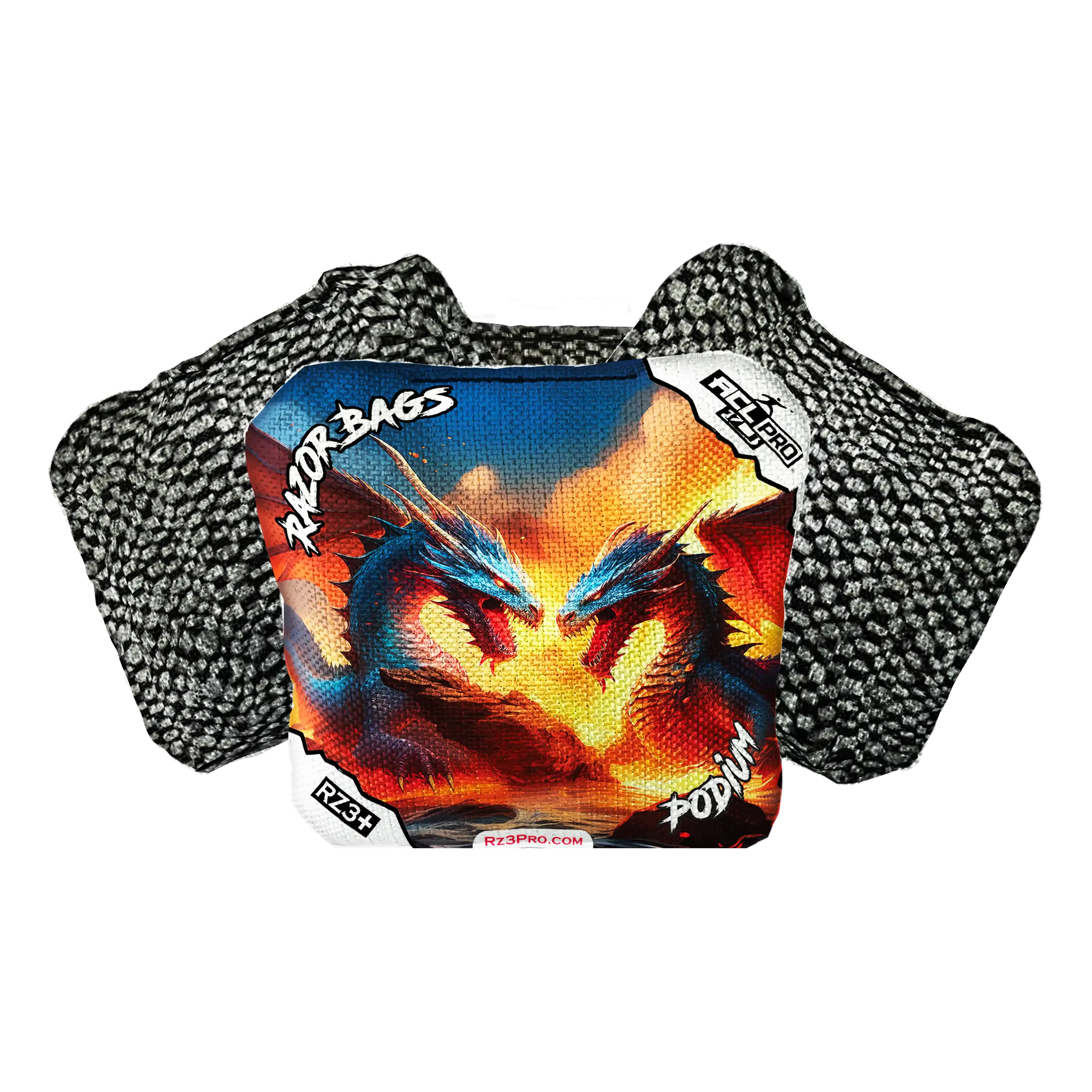 Podium | Battle Dragons | ACL PRO Razor Cornhole Bags