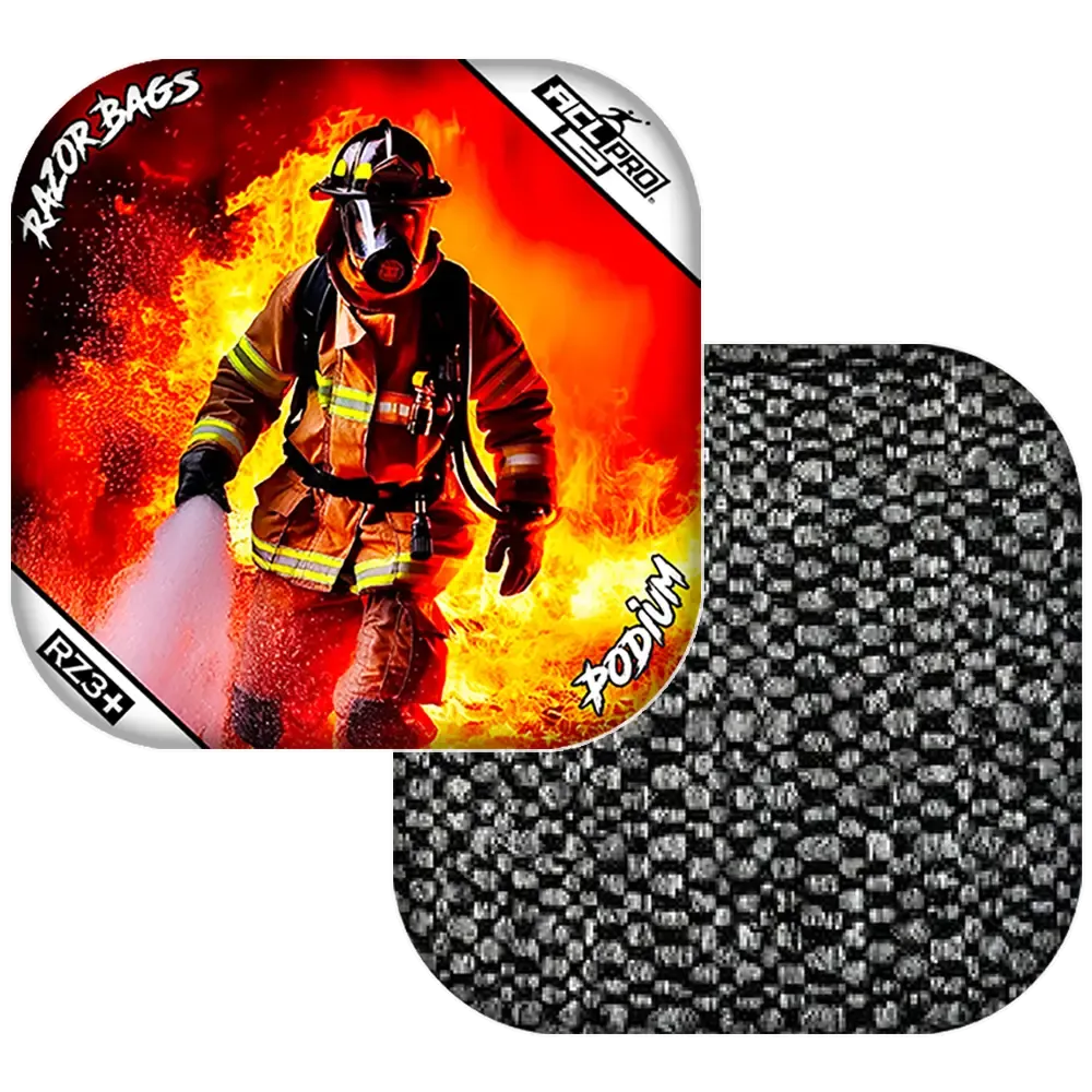 Podium | Hero Fireman | ACL PRO Razor Cornhole Bags