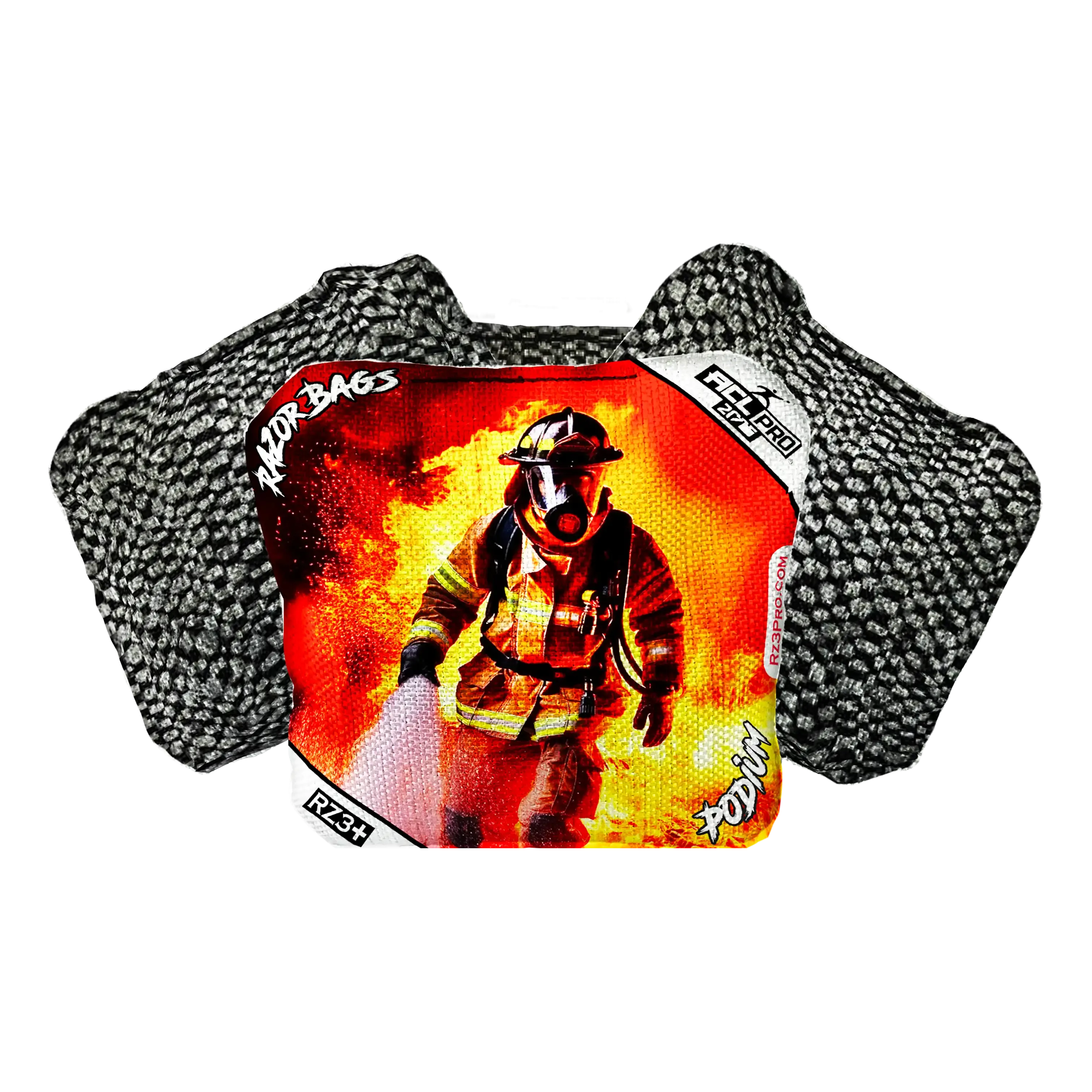 Podium | Hero Fireman | ACL PRO Razor Cornhole Bags