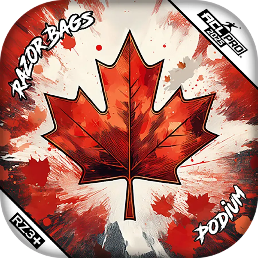 Podium | Maple Leaf | ACL PRO Razor Cornhole Bags
