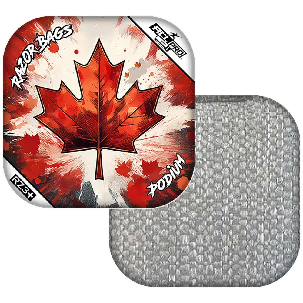 Podium | Maple Leaf | ACL PRO Razor Cornhole Bags