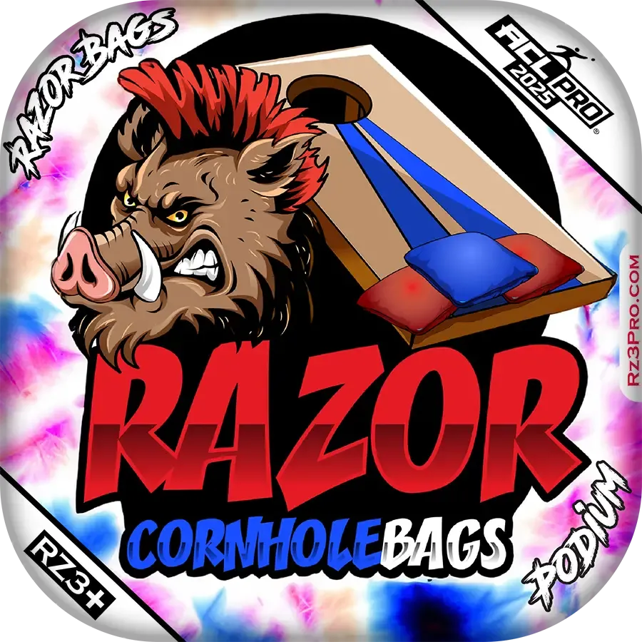 Podium | Razor Tie Dye | ACL PRO Razor Cornhole Bags