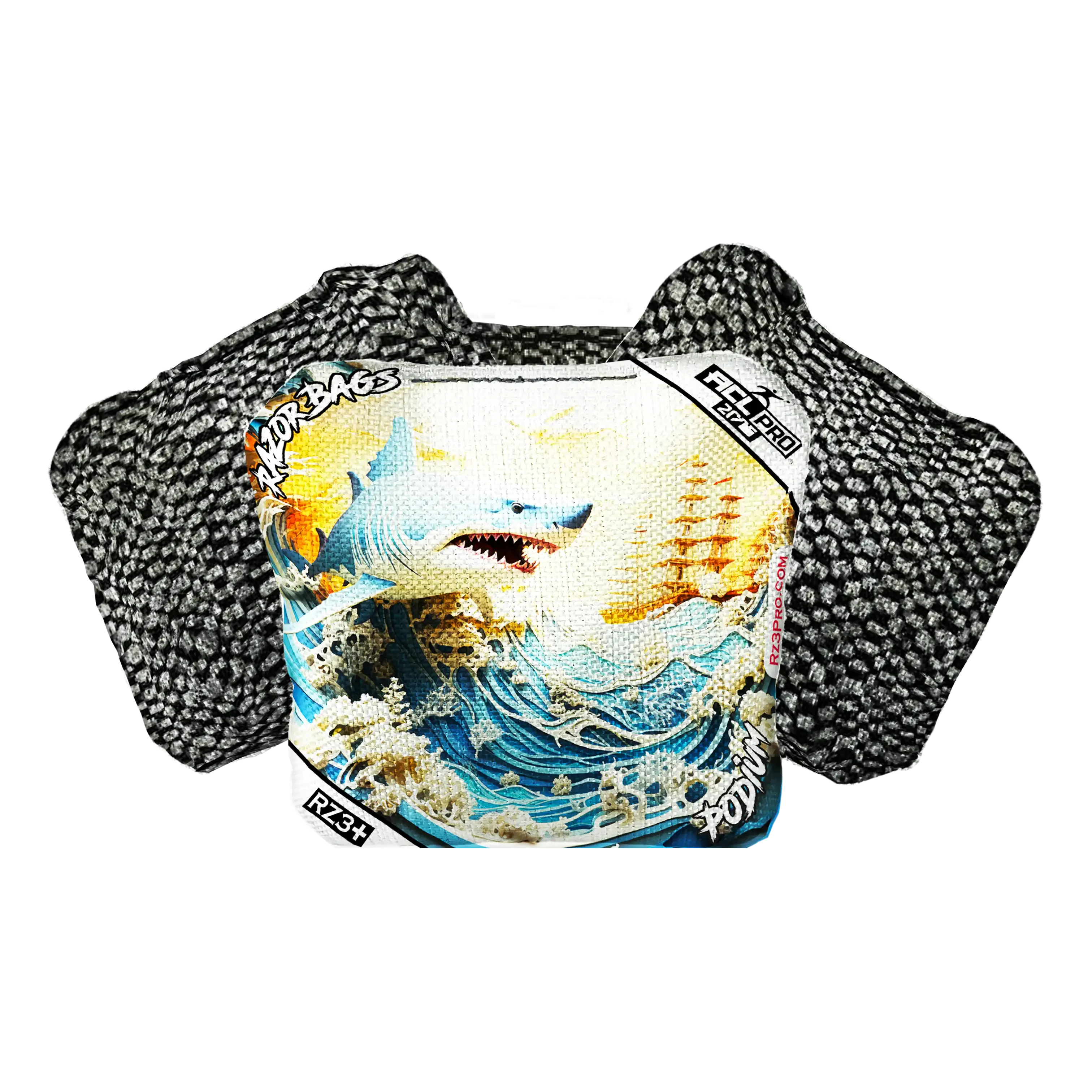 Podium | Shark 3D | ACL PRO Razor Cornhole Bags