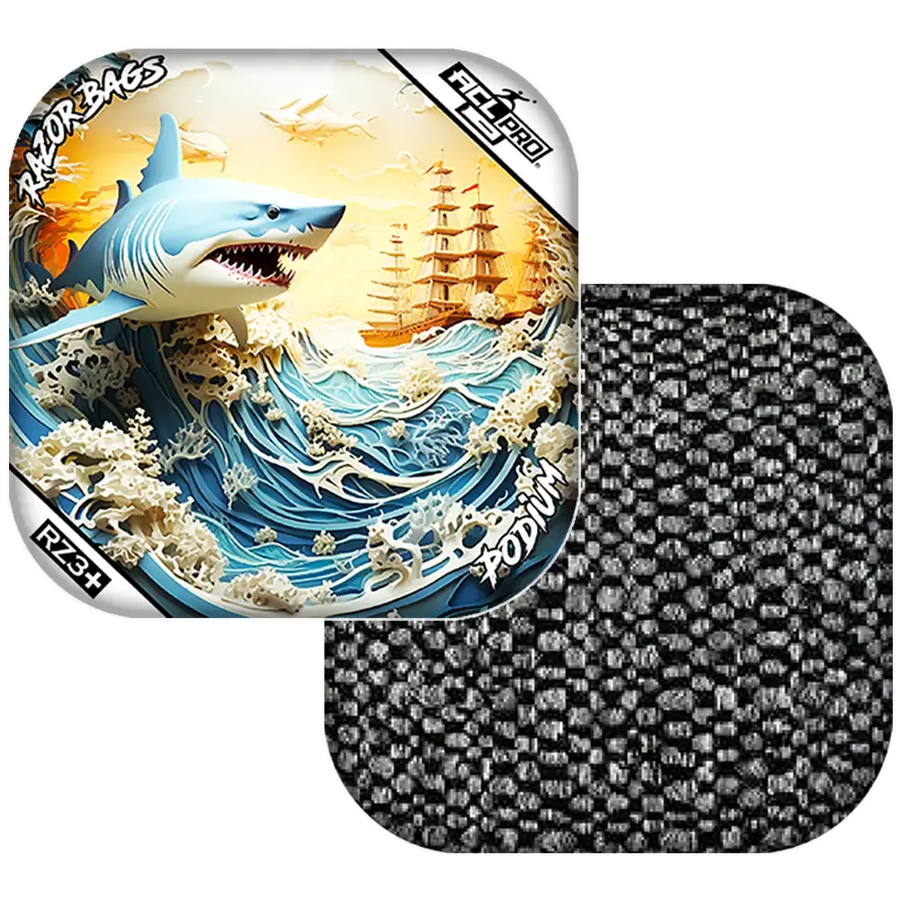 Podium | Shark 3D | ACL PRO Razor Cornhole Bags