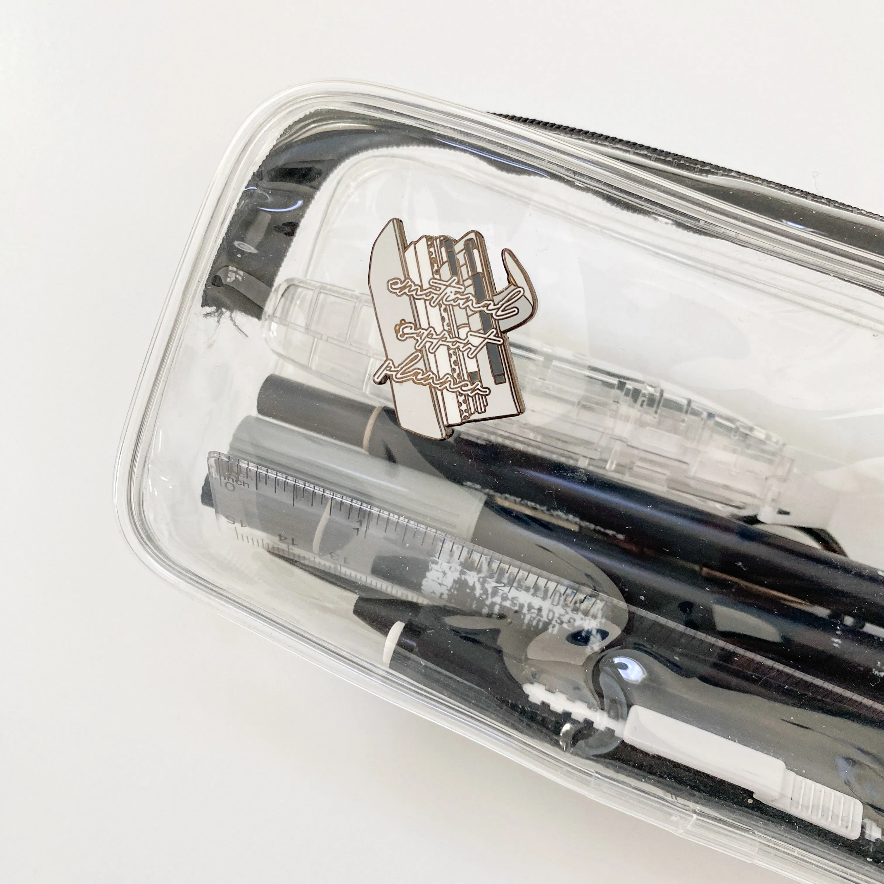 Pouch - Black Zipper