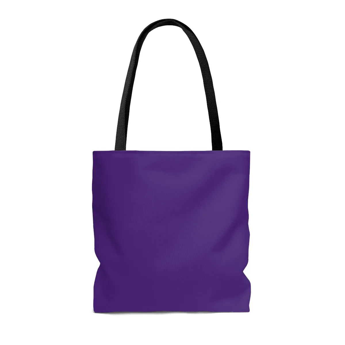 Purple and Yellow Sun and Stars Tote Bag