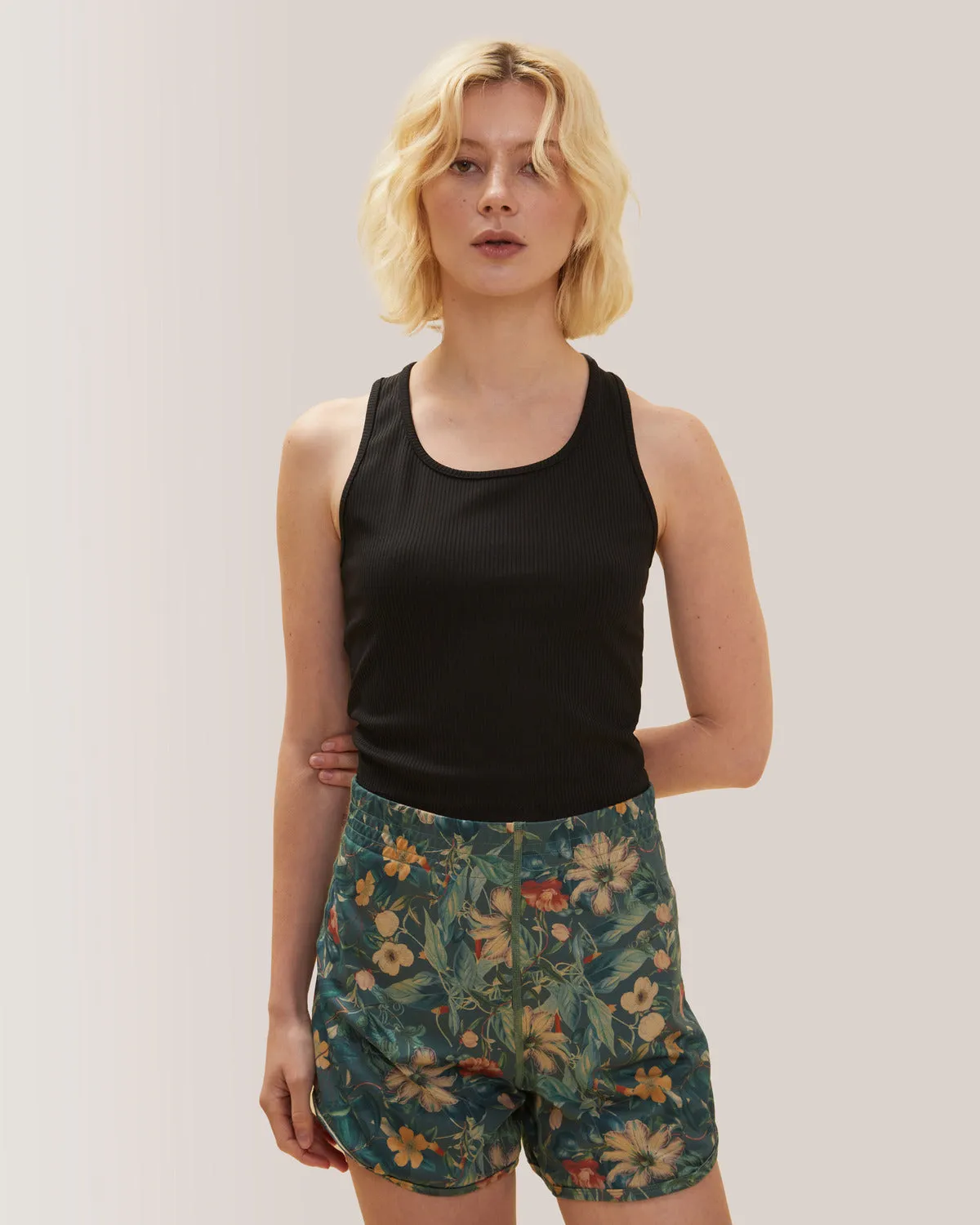 Rib Zen Tank Top - Total Eclipse
