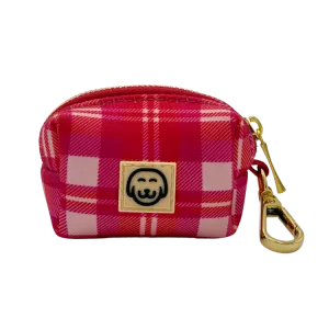 Rosewood Tartan - Dog Poop Bag Holder