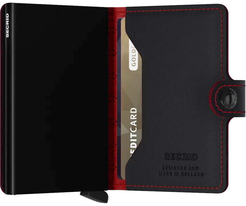 Secrid Miniwallet - Fuel Black-Red