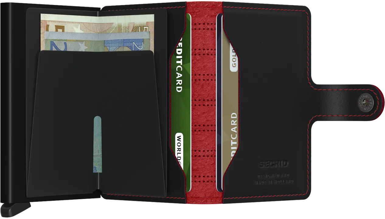 Secrid Miniwallet - Fuel Black-Red