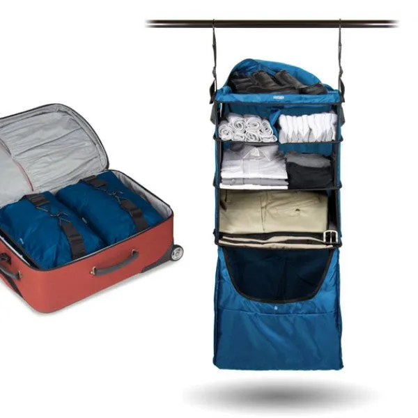 Shelfpack Suitcase with built-in shelves