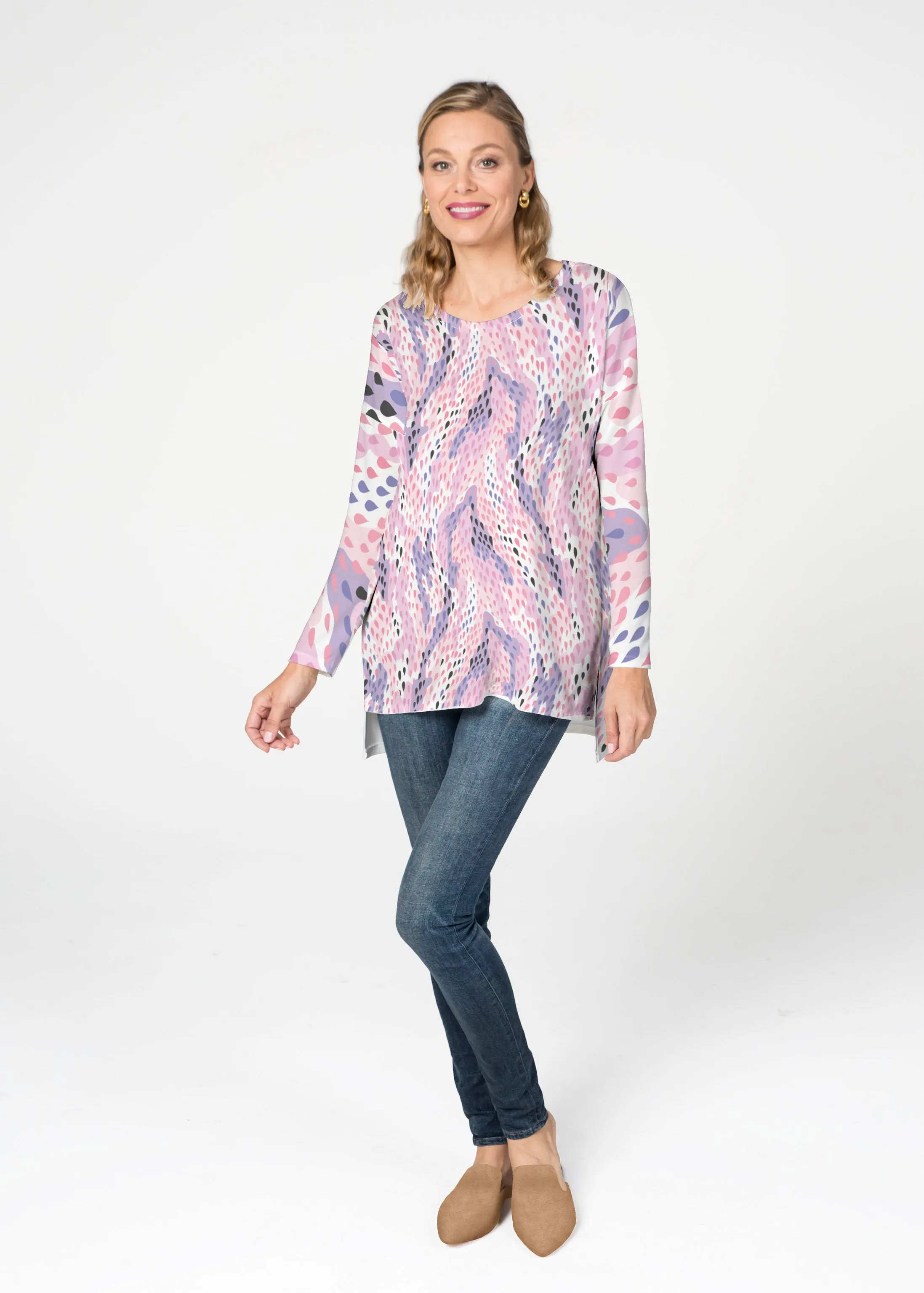 Spring Rain (14268) ~ Slouchy Butterknit Top