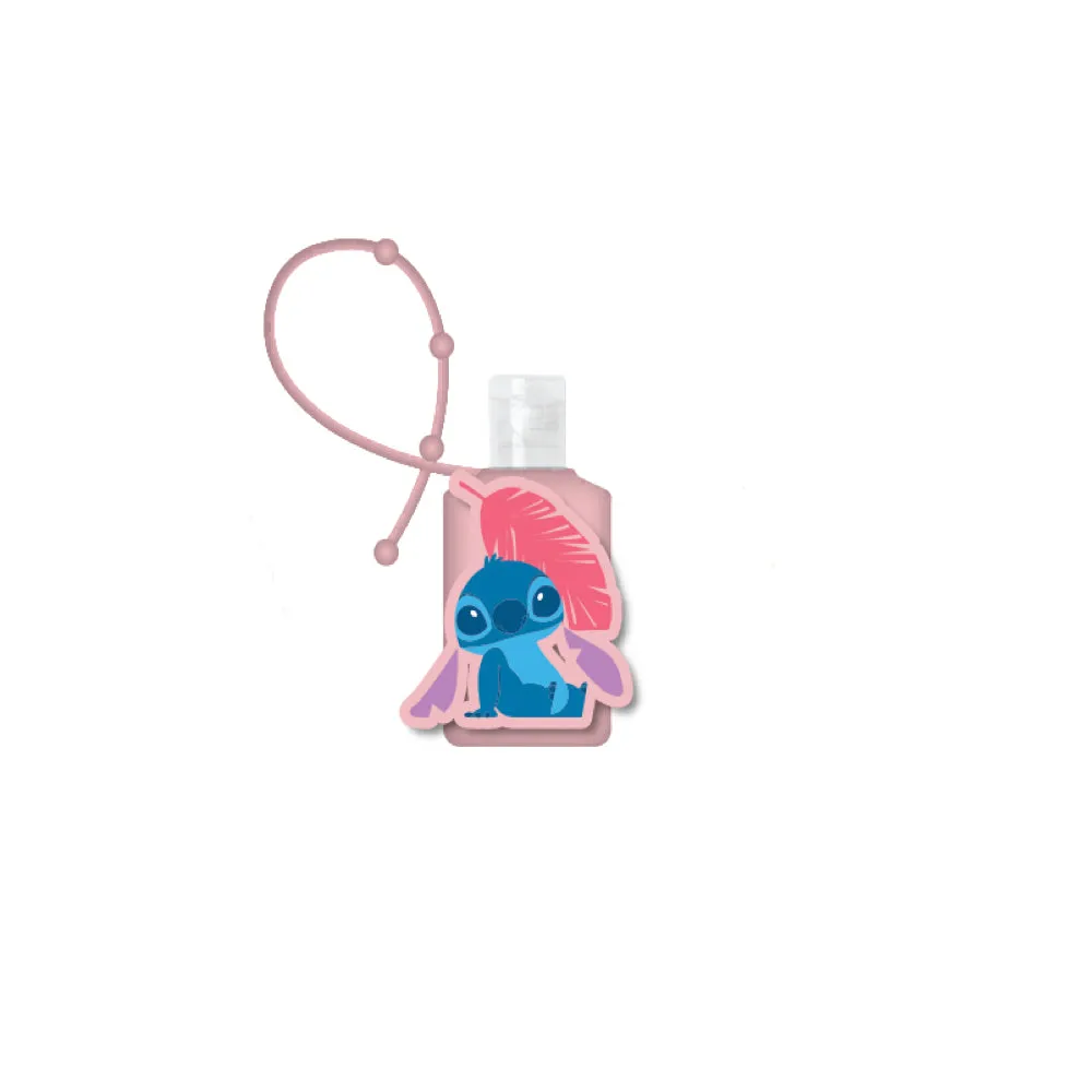 Stitch Kids Hand Sanitizer Holder Set with 1 oz Refillable Hand Sanitizer Bottles 2 Pack or 4 Pack