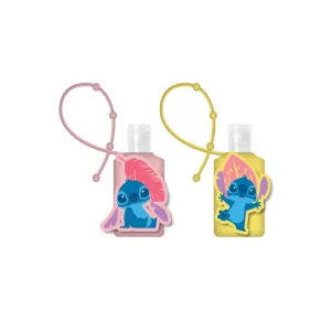Stitch Kids Hand Sanitizer Holder Set with 1 oz Refillable Hand Sanitizer Bottles 2 Pack or 4 Pack