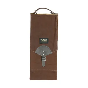 Tackle Compact Waxed Canvas Stick Bag - Brown
