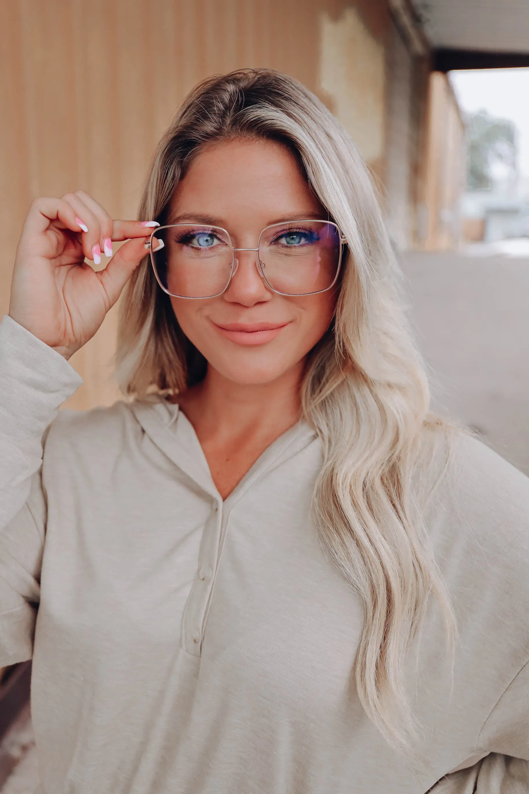 Taryn Metal Blue Light Glasses - Gold