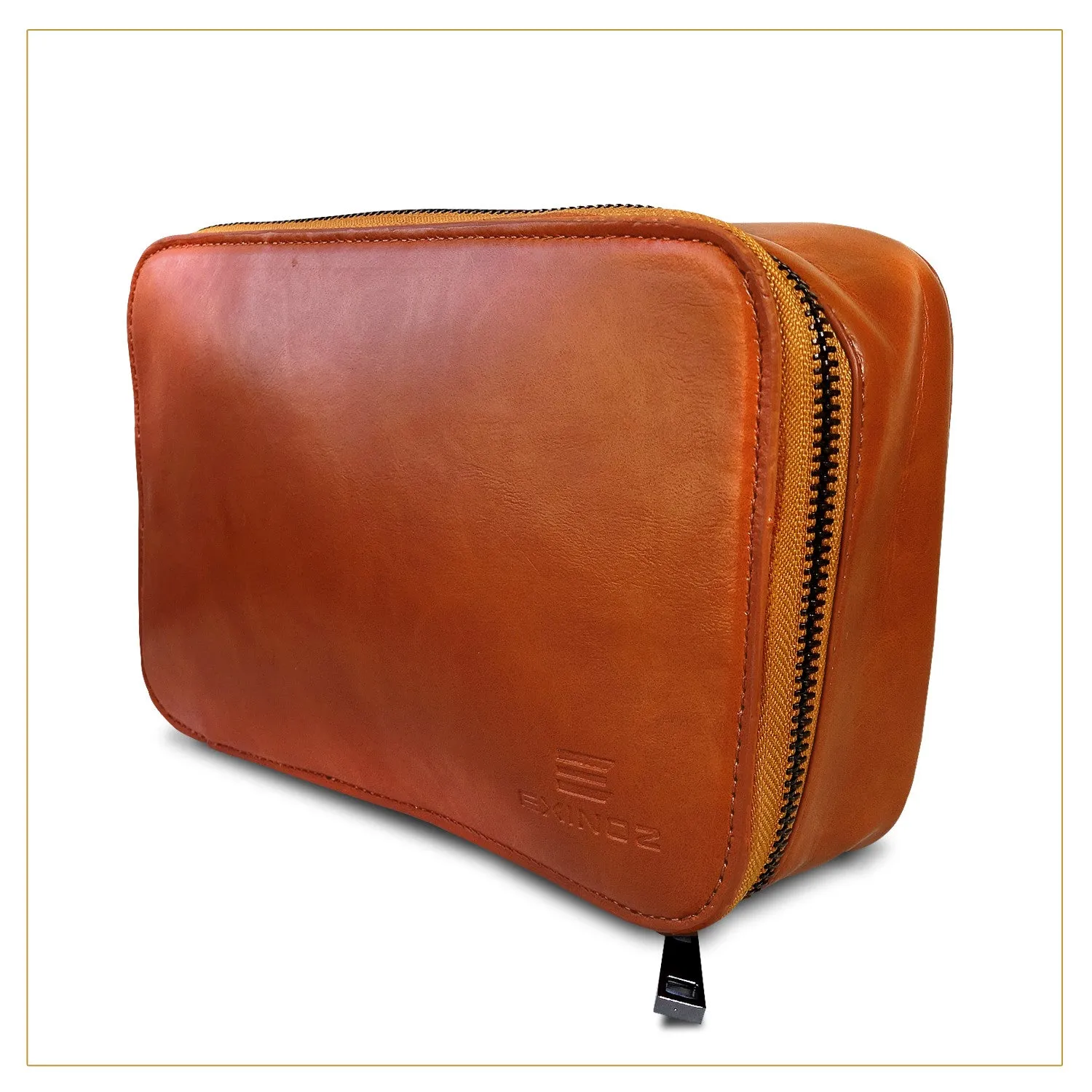 Tech Organizer Kit | Stores and Protects your Devices and Accessories I Perfect Fit & Elegant Design [Brown]