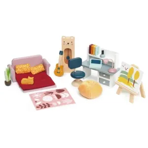 Tender Leaf Wooden Dollhouse Furniture Study
