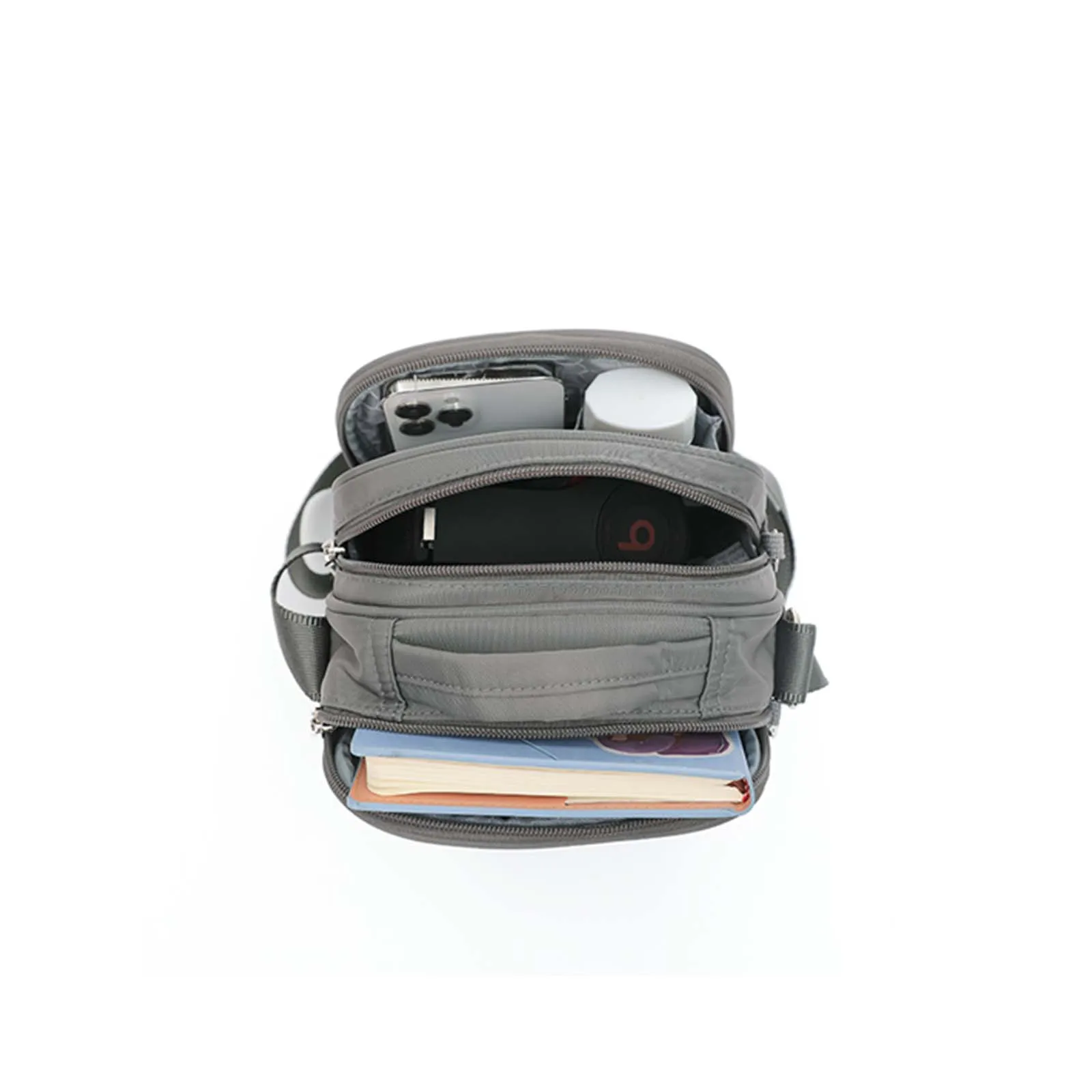 Tosca Anti-Theft Shoulder Bag Small Khaki