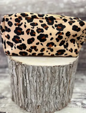 Travel Away Makeup Bag- Medium, Leopard