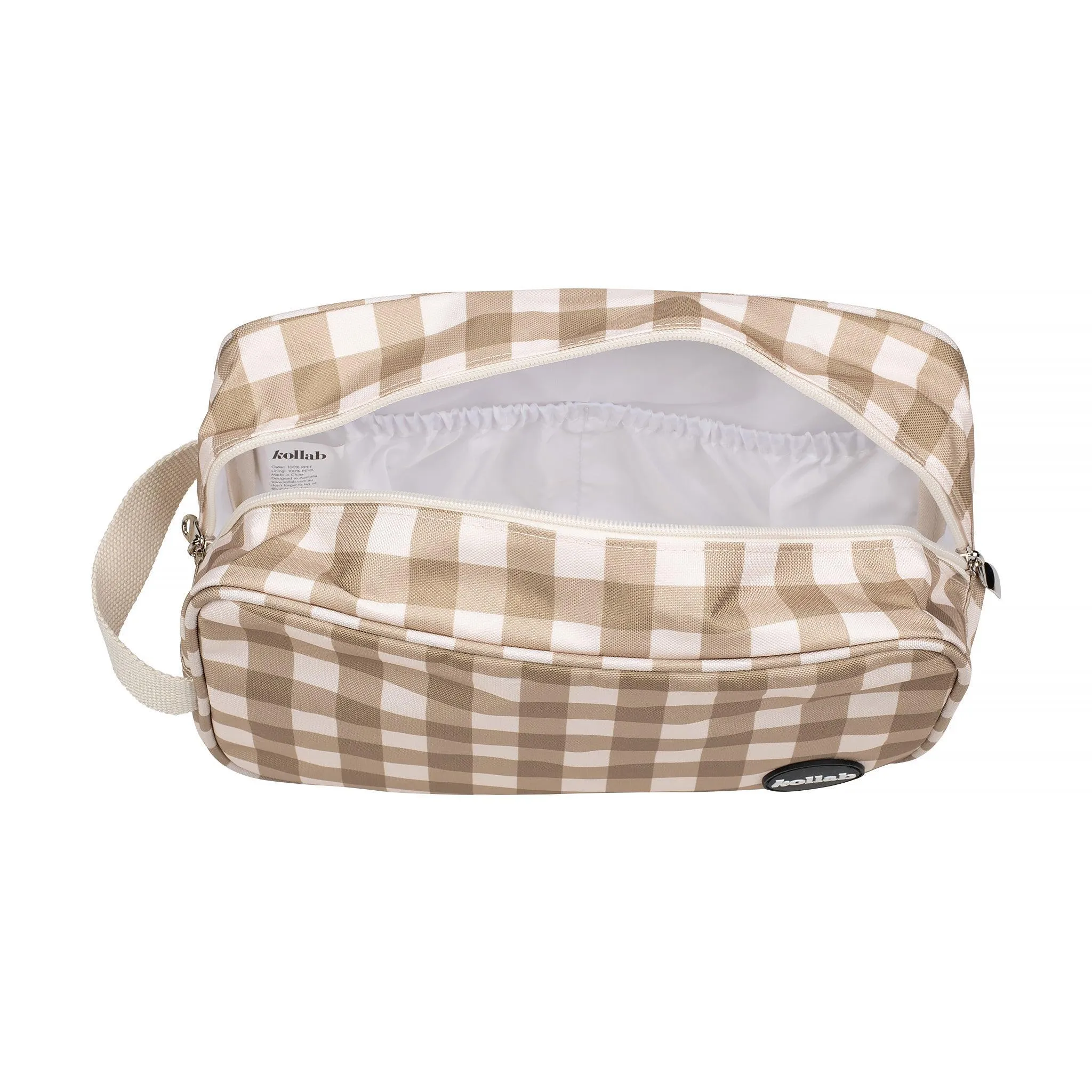 Travel Bag Olive Check