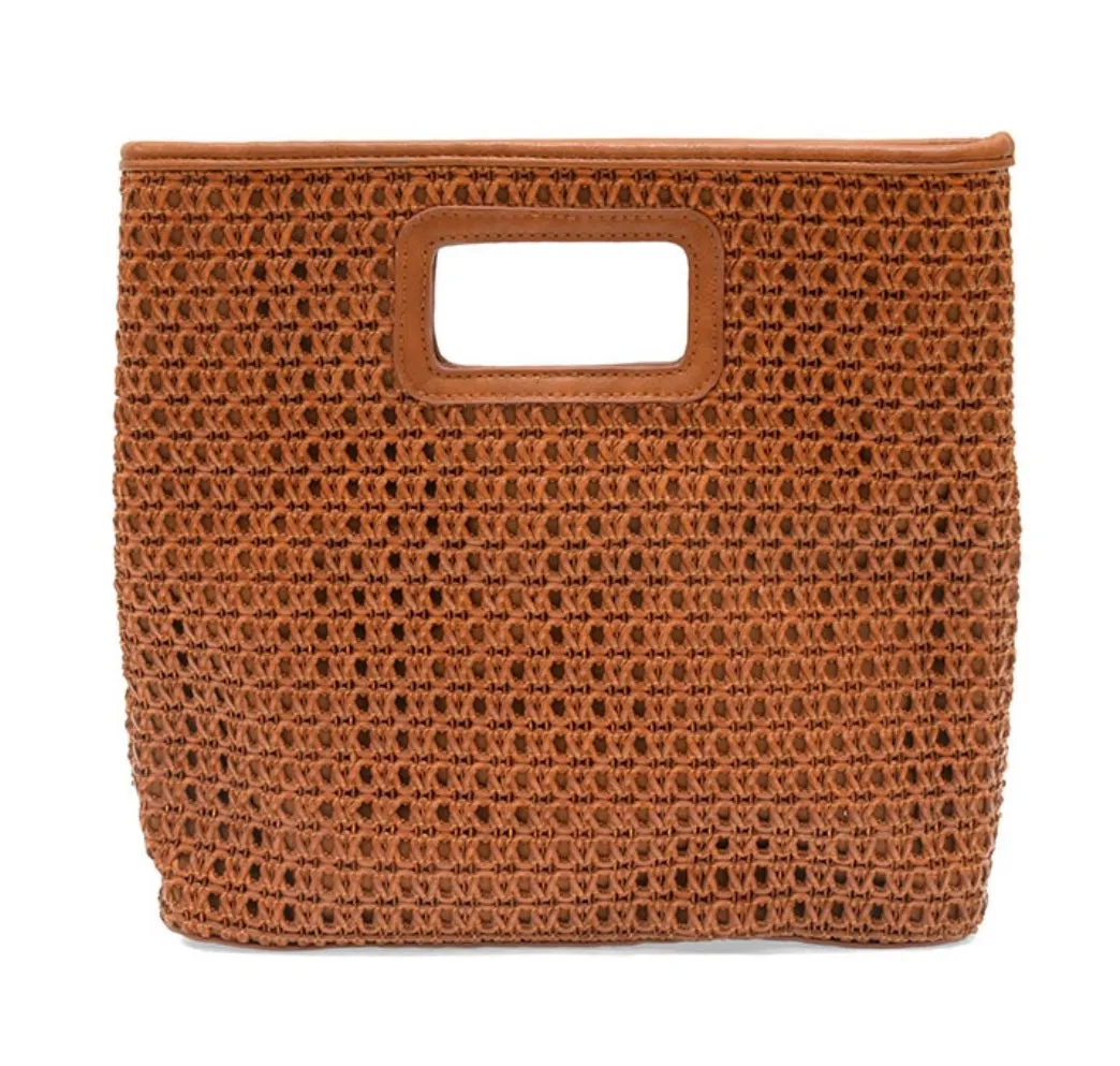 Trinity Faux Cane Cutout Handle Tote
