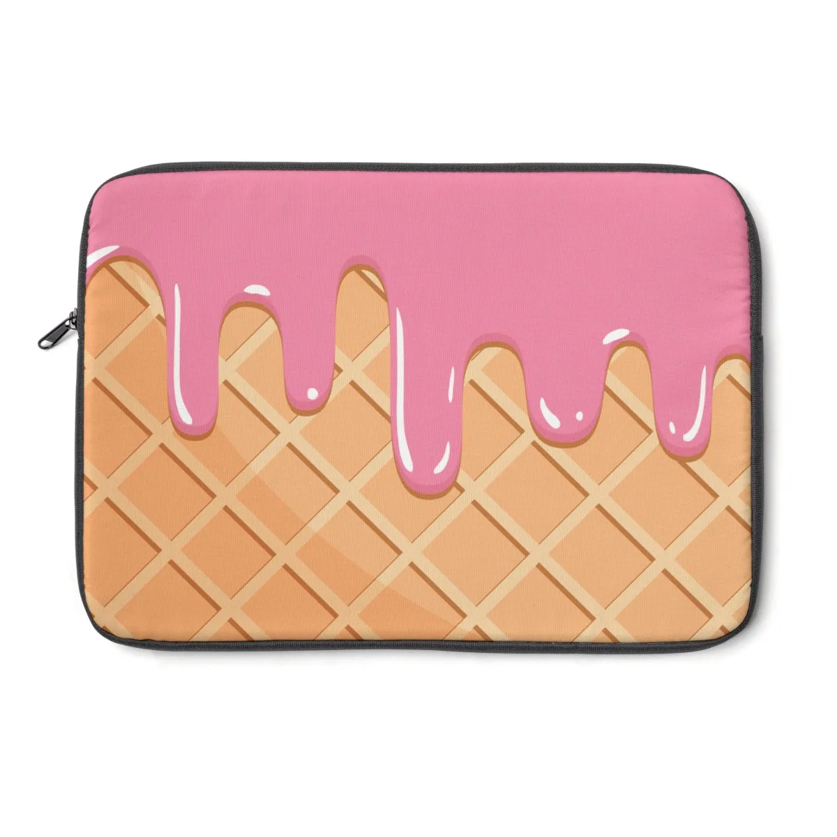 Waffle and Ice Cream Laptop Sleeve