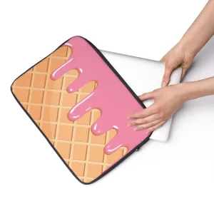 Waffle and Ice Cream Laptop Sleeve
