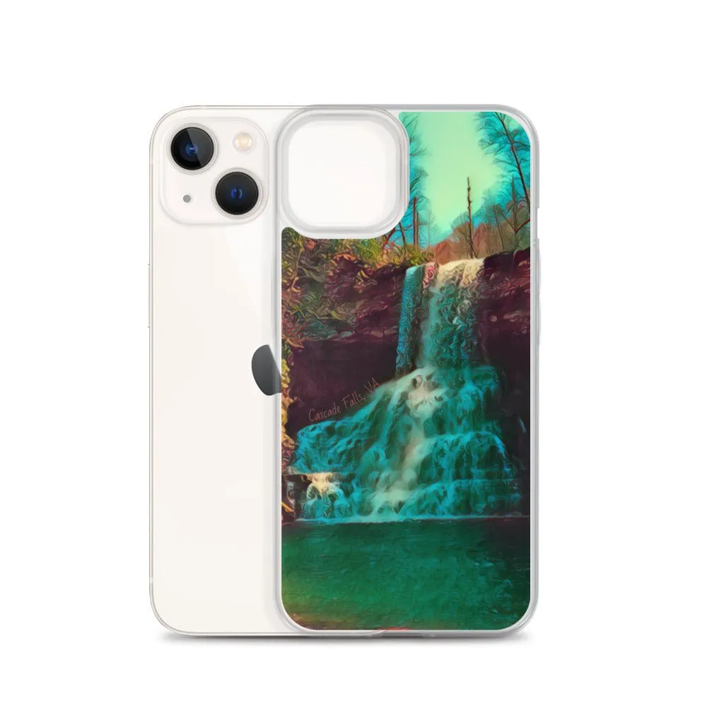 Waterfall iPhone Case. Photograph Artwork from Cascade Falls Virginia. Protective Phone Cover.