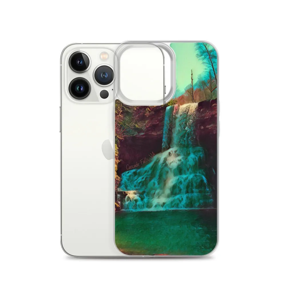 Waterfall iPhone Case. Photograph Artwork from Cascade Falls Virginia. Protective Phone Cover.