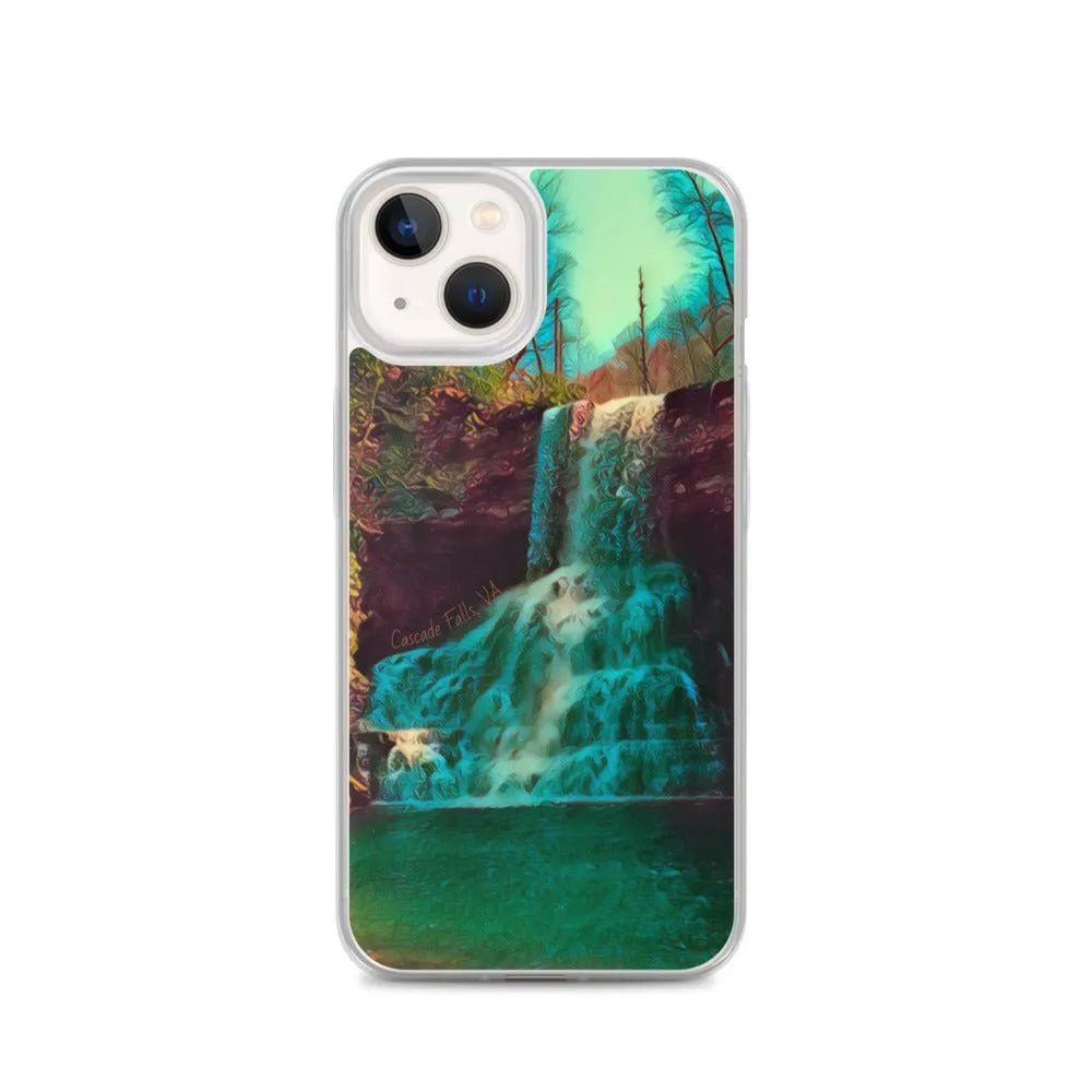 Waterfall iPhone Case. Photograph Artwork from Cascade Falls Virginia. Protective Phone Cover.