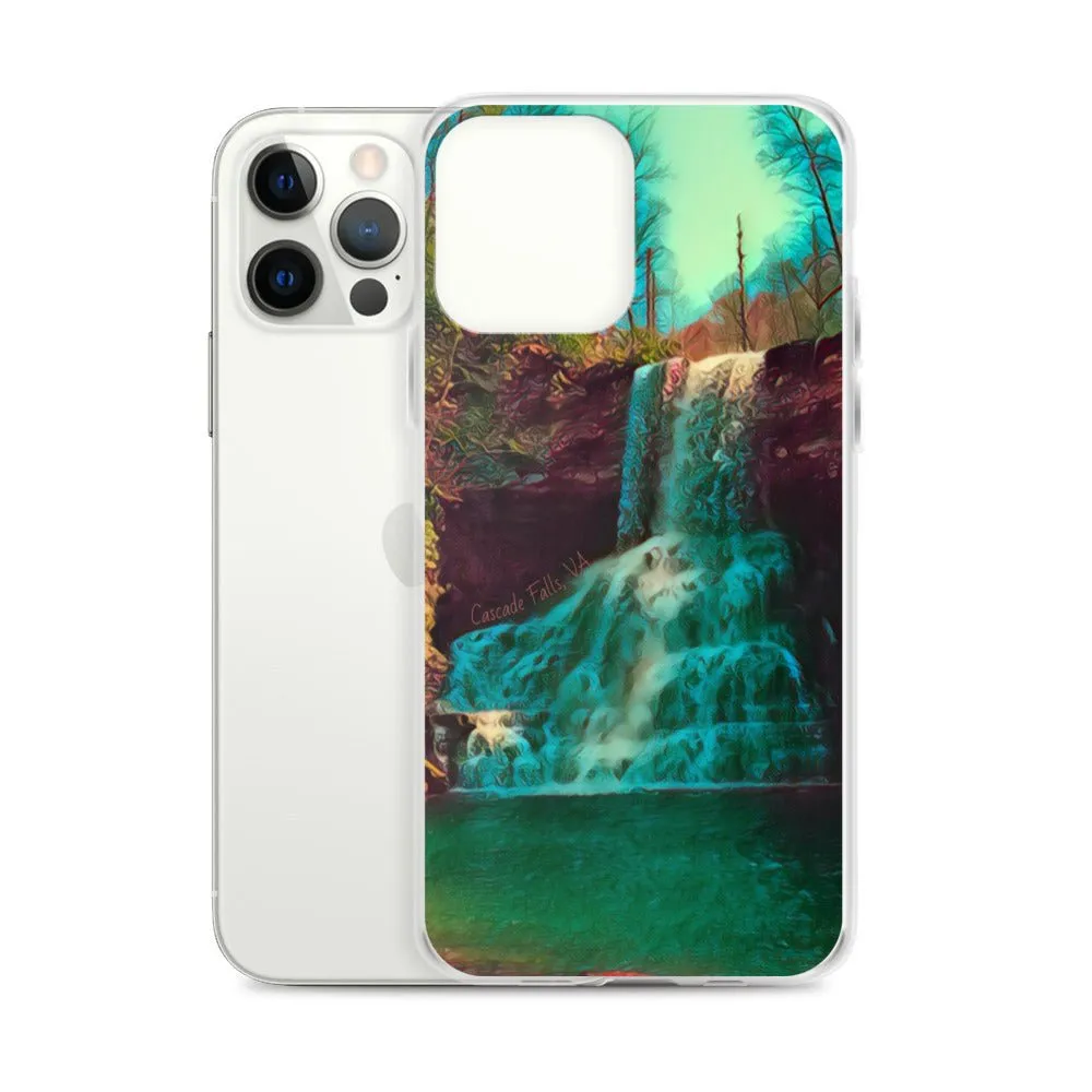 Waterfall iPhone Case. Photograph Artwork from Cascade Falls Virginia. Protective Phone Cover.