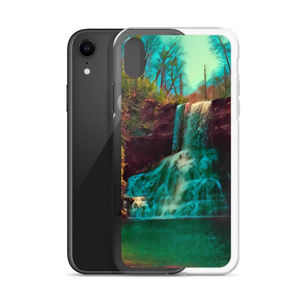 Waterfall iPhone Case. Photograph Artwork from Cascade Falls Virginia. Protective Phone Cover.
