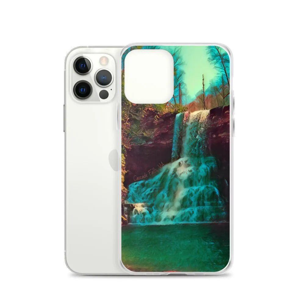 Waterfall iPhone Case. Photograph Artwork from Cascade Falls Virginia. Protective Phone Cover.