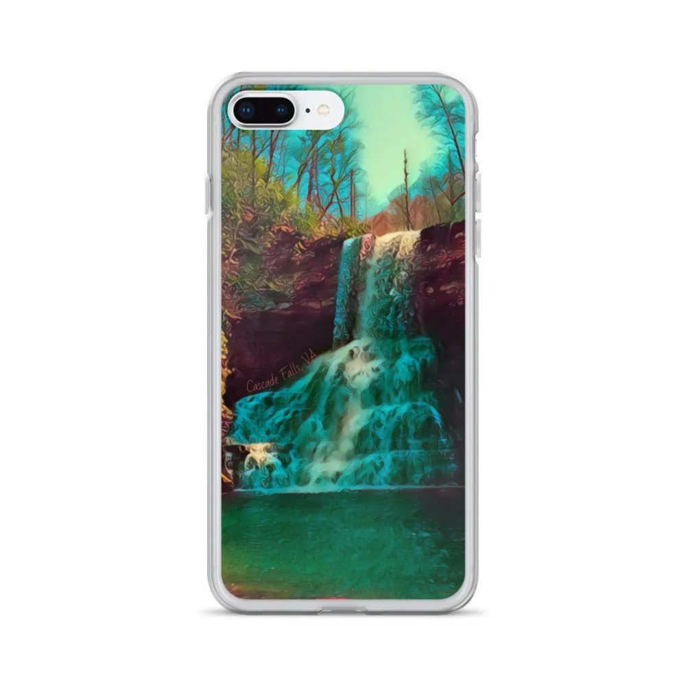 Waterfall iPhone Case. Photograph Artwork from Cascade Falls Virginia. Protective Phone Cover.