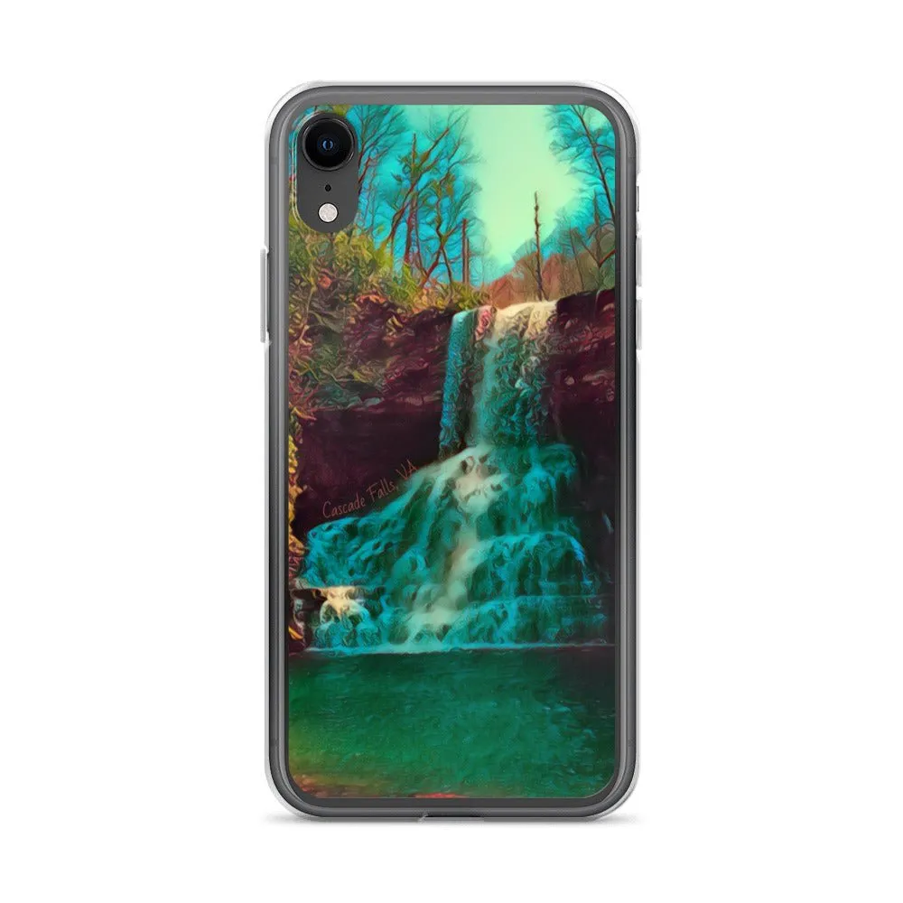 Waterfall iPhone Case. Photograph Artwork from Cascade Falls Virginia. Protective Phone Cover.
