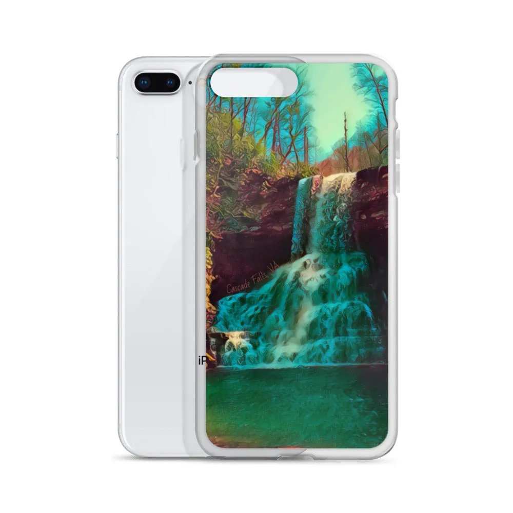 Waterfall iPhone Case. Photograph Artwork from Cascade Falls Virginia. Protective Phone Cover.