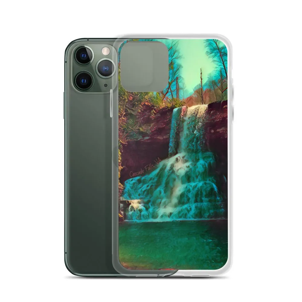 Waterfall iPhone Case. Photograph Artwork from Cascade Falls Virginia. Protective Phone Cover.