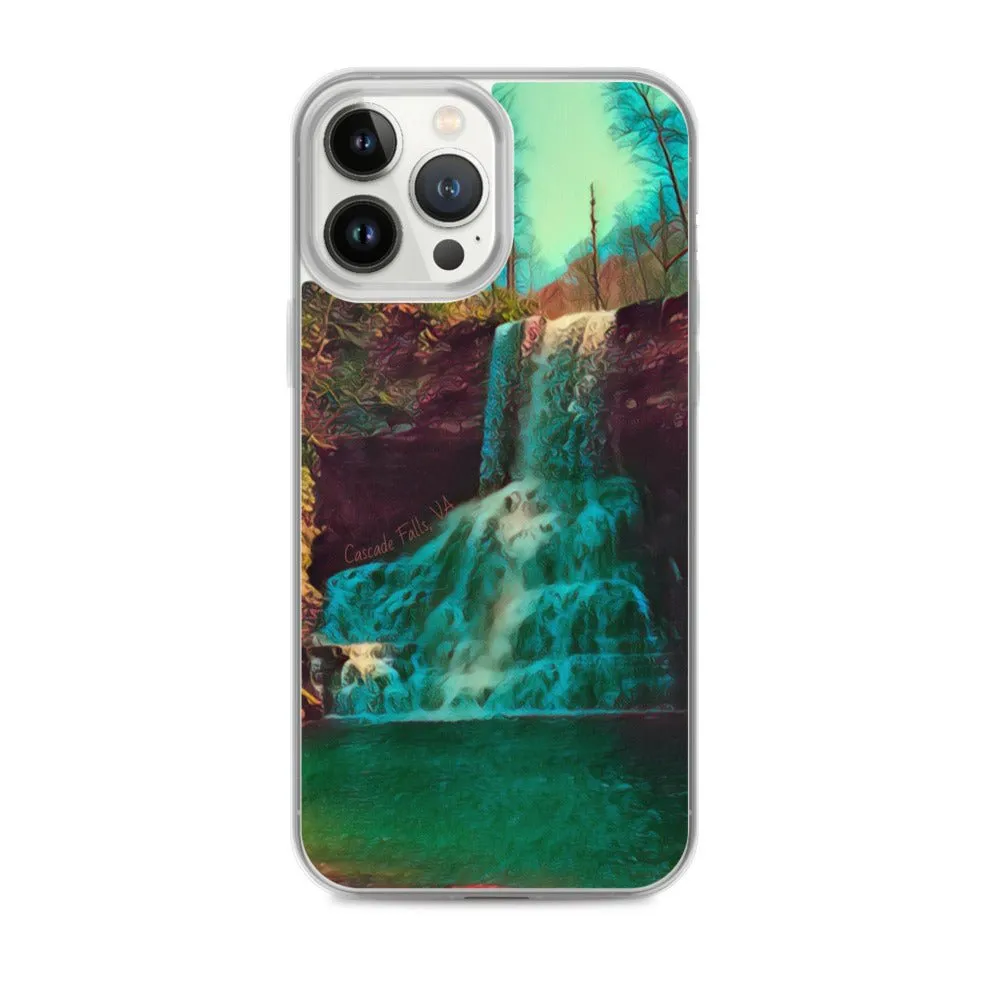 Waterfall iPhone Case. Photograph Artwork from Cascade Falls Virginia. Protective Phone Cover.