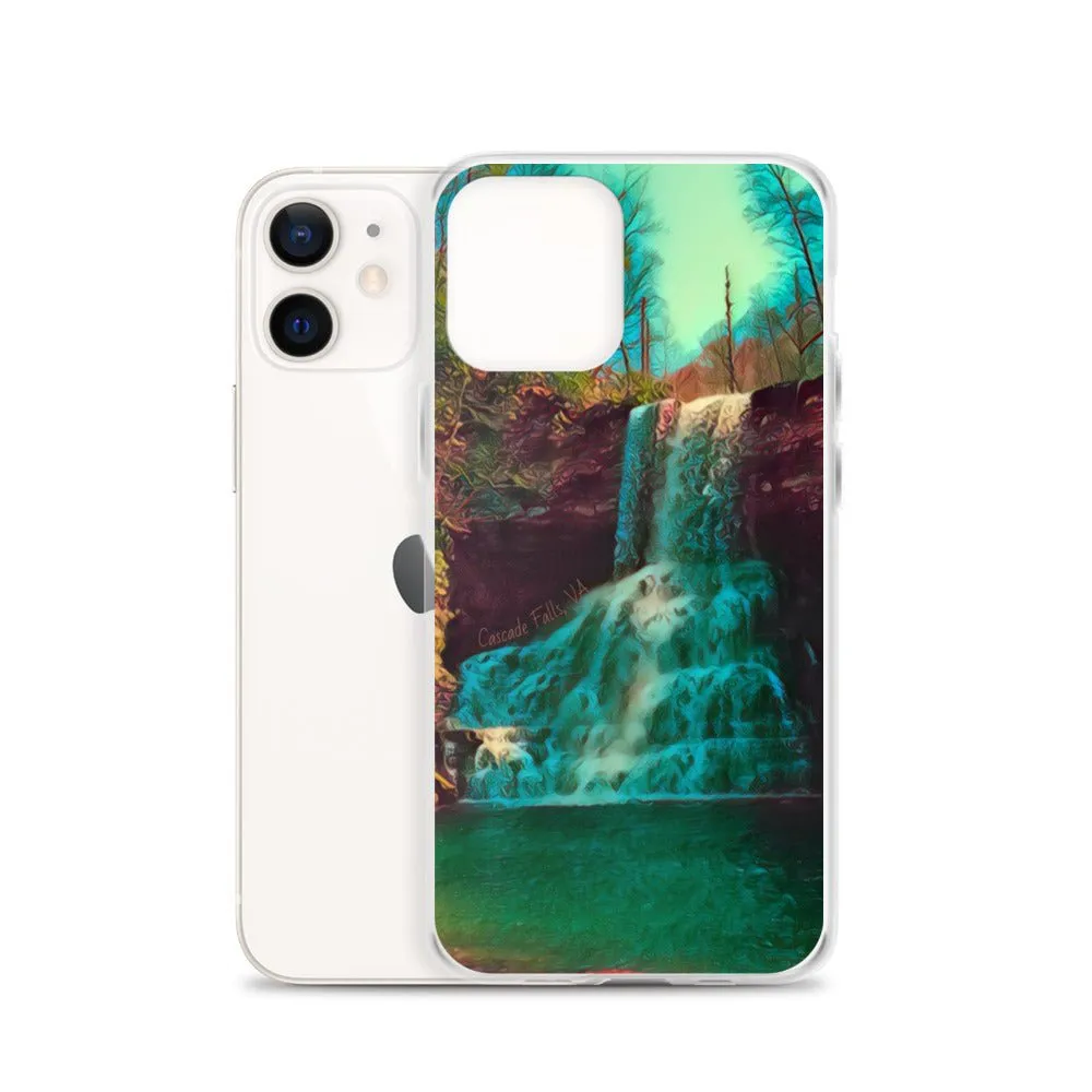 Waterfall iPhone Case. Photograph Artwork from Cascade Falls Virginia. Protective Phone Cover.